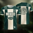 thumbnail image 6 of DXSCSE Mexico Soccer Jersey - 2026 Mexico Jersey Shirt for Soccer Game Fans Dark Green XL, 6 of 8