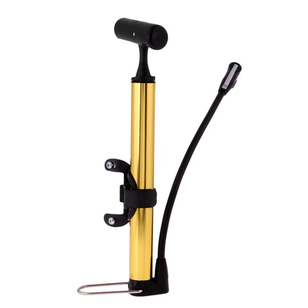 Mini Bicicleta De Carretera De Ciclismo Portátil MTB Motocicletas Neumático De Aire Inflador De Bomba De Neumático Oro Baoblaze Bomba de bicicleta inflado