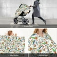 thumbnail image 6 of Car Seat Cover Baby, Sea Animals 1 Baby Car Seat Cover for Baby Boys Girls Newborn , Infant Car Seat Canopy Cover Nursing Breastfeeding Cover Warm Blanket, 6 of 7
