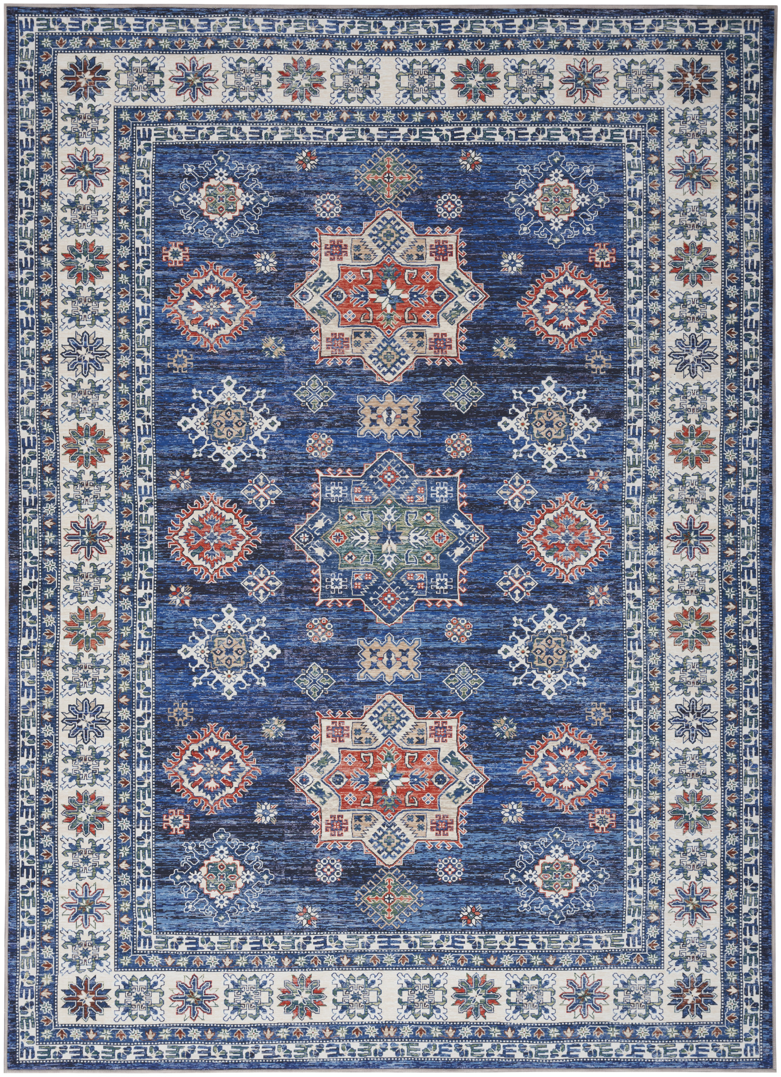 Nourison Fulton Vintage Blue 7'10" x 9'10" Area Rug (8x10)