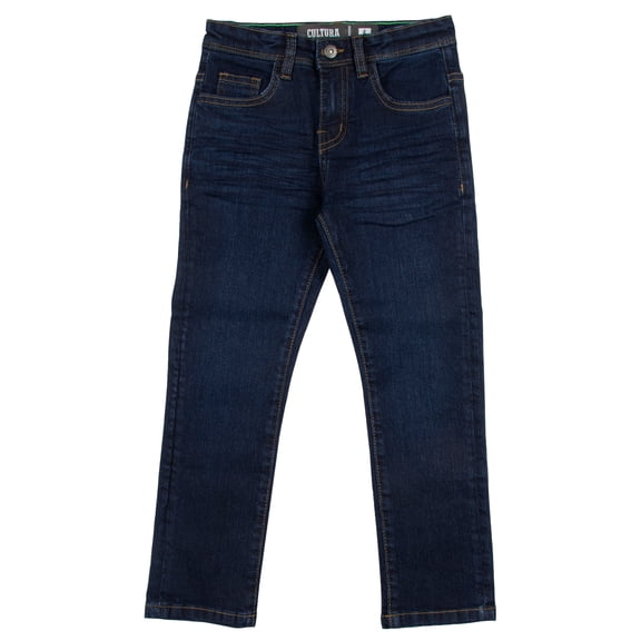 CULTURA AZURE  Little Boy's Super Flex Jeans, Dk Blue, 5