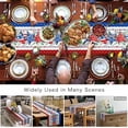 thumbnail image 6 of 4th of July Table Runner 13.8x90 Inches Long Patriotic Stars Runner for Table Poppy Independence Day Table Runners Washable Dresser Scarf for Kitchen Coffee Dining Memorial Day Holiday Party Decor, 6 of 6