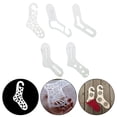 thumbnail image 4 of MYG Natural Wooden Sock Baffle Handmade DIY Sock Shape Knitting Board Beginner Tools, 4 of 9
