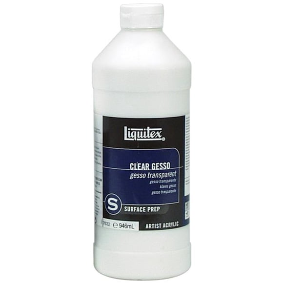 Liquitex Préparation de Surface en Gesso Acrylique - Transparent 32 Oz