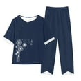 thumbnail image 1 of Conjunto Corto para las Mujeres Casual Deportivo Traje de Deporte Sudadera Y Pantalones de Dos Piezas, 1 of 3