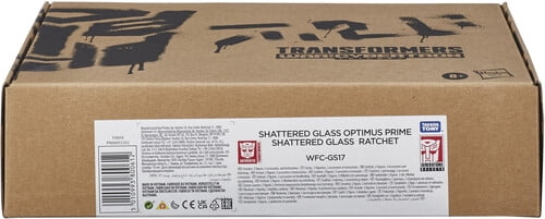 Transformers Generations Selects Shattered Glass Optimus Prime and Ratchet Action Figure Set, 2 Pieces