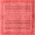thumbnail image 1 of Ahgly Company Indoor Square Abstract Red Modern Area Rugs, 8' Square, 1 of 4