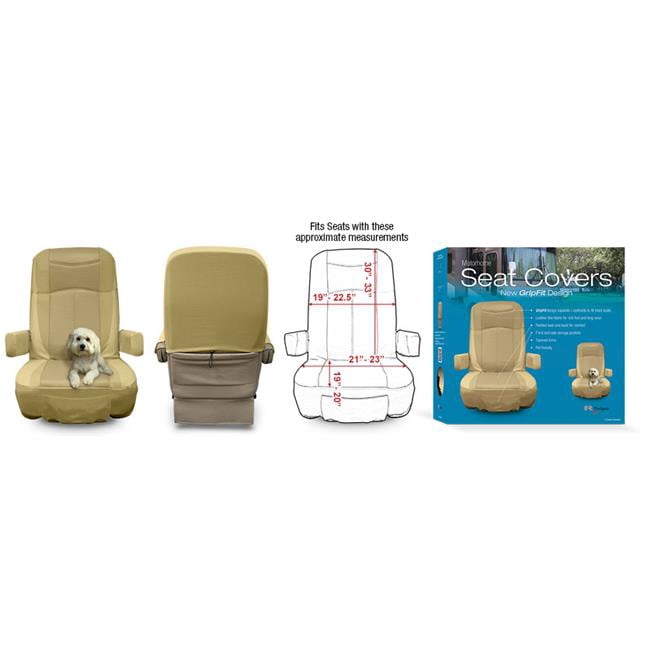 RV Designer C795 Motorhome Seat Cover GripFit Pack of 2