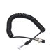 thumbnail image 2 of Reemplazo para Kenwood TM-231 TM-241 TM-731A TM-631A TM-201A TM-401A ICOM HM-36 Línea de cable de micrófono de altavoz Eigraketly EL0278-00, 2 of 2