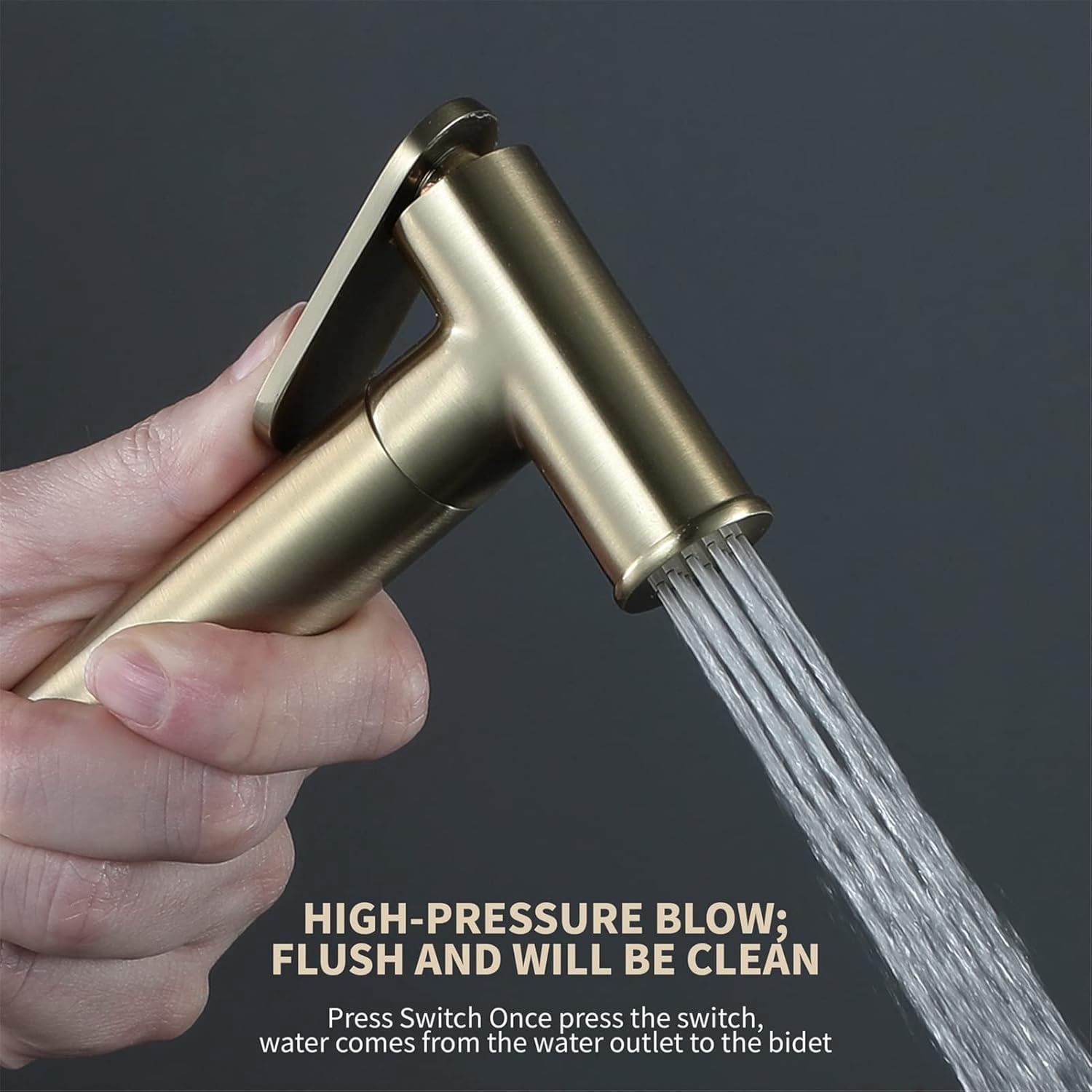 Bidet Sprayer for Toilet  Handheld Cloth Diaper Sprayer  Bathroom Jet Sprayer Kit Spray Attachment with Hose
