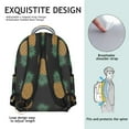 thumbnail image 5 of Exotic Students Backpack Pineapples Hawaiian Hawaii Tropical School Bag with Fruit Summer Yellow Golden Design, Lightweight and Adjustable Strap, 5 of 6