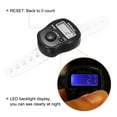 thumbnail image 4 of Unique Bargains Finger Tally Counter 0-99999 5 Digital LED Display for Sports Counting, Black, White, 4 of 5