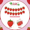 thumbnail image 2 of LIOUCBD 4 Pcs Berry First Birthday Decor Strawberry Baby Shower Decorations Hanging Banner Berry Garland for Strawberry Themed Party Favors Supplies(Red), 2 of 13