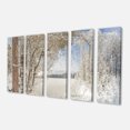 thumbnail image 2 of Lake in Winter Woods - Landscape Canvas Art Print, 2 of 3