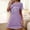 Purple, variant on Sakmal Love Moomoo Womens Nightgowns Short Sleeve Lightweight Valentines Plus Size Pajama Sleep Dress Short Heart Print Womens Nightgown L