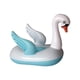 thumbnail image 3 of Flotadores de piscina DYNWAVEMX Flotador de natación Anillos de cisne azul, 3 of 8