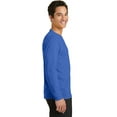 thumbnail image 3 of Port Company Long Sleeve Performance Blend Tee-3XL (True Royal), 3 of 6