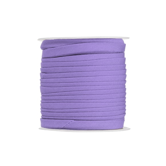 Uxcell Double Fold Bias Tape for Sewing, Quilt Binding Cotton Bias Tape Double Fold Fit for Hemming Light Purple
