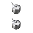 thumbnail image 3 of Tarro de Azúcar de Acero Inoxidable Cateissary con Cuchara y Tapa Plata, 3 of 6