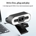 thumbnail image 4 of Teissuly 1080P Webcam with Microphone 3-Level Brightness Adjust-able Fast AutoFocus USB Plug and Play for Live Streaming| Recording| Gaming Teissuly WER202310061573, 4 of 8