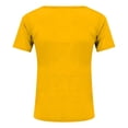 thumbnail image 4 of Womens Basic V Neck Short Sleeve T Shirts Slim Fit Crop Y2K Tee Gym Workout Cute Top Going Out Fitted Tops Tight Shirts 2026 Summer Fashion Basic Solid Color Tees Soft Breathable Workout Shirts, 4 of 5