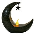 thumbnail image 2 of Star and Moon Candle Holder, Dreamy Night Design Tealight Holder for Wedding, Home Decor, Romantic Atmosphere, Black, By VINOIC, 2 of 9