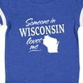 thumbnail image 4 of Inktastic Someone in Wisconsin Loves Me Boys or Girls Baby Bodysuit, 4 of 5