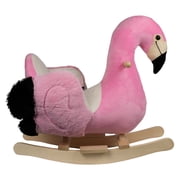 Ponyland Flamingo Rocking Chair for Infants and Toddlers - Plush Toy with Safety Features