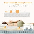 thumbnail image 2 of ESHINE Adjustable Bed Frame Split King + Memory Foam Hybrid 14-inch Mattress, with Wireless Remote&Bluetooth App, Head and Foot Incline, 2000 Series, 2 of 12