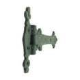 thumbnail image 4 of Renovators Supply Black Wrought Iron Strap Hinge 7 in Southern Charm Style Spear Tip Flush Mount Heavy Duty Strap Gate and Door Hinges w/Hardware Pack of 6, 4 of 8