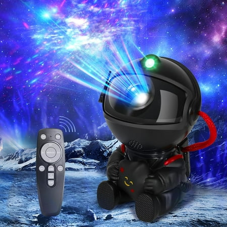 

Astronaut Galaxy Projector Star Projector Light Kids Night Light Nebula Star Ceiling Night Light With Remote Control For Bedroom Best Gifts For Childre Black