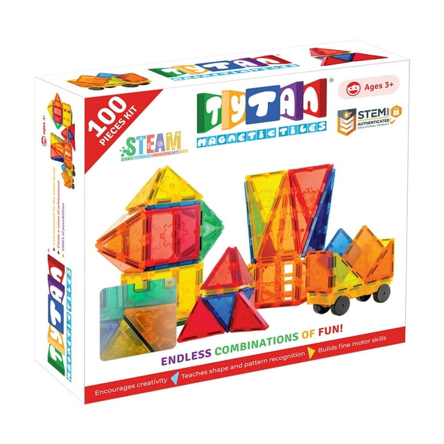 Tytan Magnetic Learning Tiles Building Set
