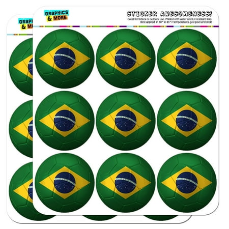 Brazil Flag Soccer Ball Futbol Football 2