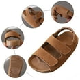 thumbnail image 5 of Gubotare Youth Sandals Boys Kids Boys Sports Sandals Open Toe Fashion Athletic Summer Sports Sandals for Kids Hiking Beach Outdoor(Little Kid/Big Kid) Size 9.5 (Brown,9.5 Toddler), 5 of 9