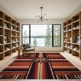 thumbnail image 2 of ODIKA 6'x9' Machine Washable Non-Slip Area Rug, Southwestern Rust High Traffic Rug, Orange, 1116596, 2 of 7