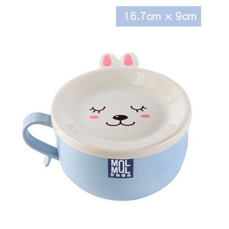 Cute Cartoon Instant Noodle Bowl Fruit Rice Salad Container Kitchen Ware Home