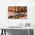 thumbnail image 2 of ARTCANVAS Winter Sunset In Forest Canvas Art Print by Ivan Fedorovich Choultse - Size: 26" x 18" (1.50" Deep), 2 of 9