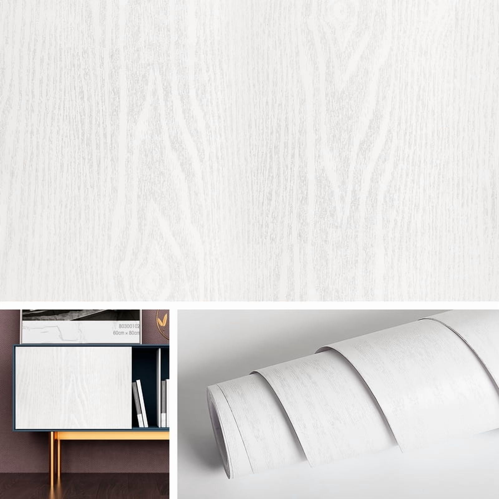 Vinyl Self-adhesive Waterproof Wood Wallpapers Wall Stickers for Wall in Rolls Furniture Renovation Film Bedroom Home Decor PVC