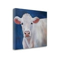 thumbnail image 2 of Tangletown Fine Art Snow the Charolais by Cheri Wollenberg Poster Frame - 20 x 25 x 1.5 in., 2 of 2
