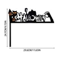 thumbnail image 2 of putnchl Halloween Door Corner Decor, Spider Webs Bats Pumpkin Witch Wood Ornament, Histioid Halloween Right Angle Door Decorations For Front Door,Passage Home And Party, 2 of 2