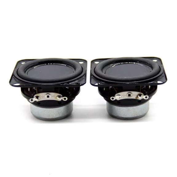 Jesscasday Audio 2Pcs 47mm 4 Ohm 15W Full Range Speaker Rubber Side NdFeB Magnetic Mini Portable Loudspeaker Sound Home Theater