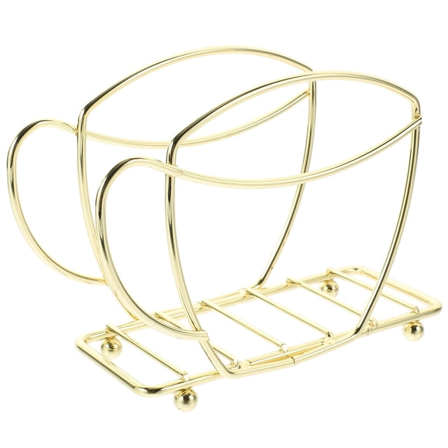FOMIYES Servilletero Metálico Dorado Con Para Cocina O Comedor