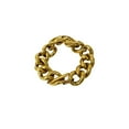 thumbnail image 5 of Pre-Owned CHANEL Coco Mark Motif GP Chain Bracelet Bangle Gold 102-9 (Good), 5 of 5