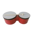 thumbnail image 2 of Instrumentos de percusión Bongo Drum, Ayuda didáctica para el desarrollo de la motricidad fina, Resistente a las manos 6 pulgadas y 7 pulgadas, 2 of 9