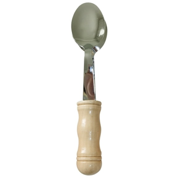 Musical Spoons Percussion Instrument Wood Handle Music Spoon Clappers Music Education Toy Percussion Spoon for Kids