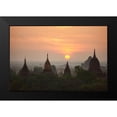 thumbnail image 2 of Wendy 24x17 Black Modern Framed Museum Art Print Titled - Sunrise Bagan Ii, 2 of 5