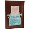 Cross Stitch Style Journal Punched For Cross Stitch Kit-Faux Leather