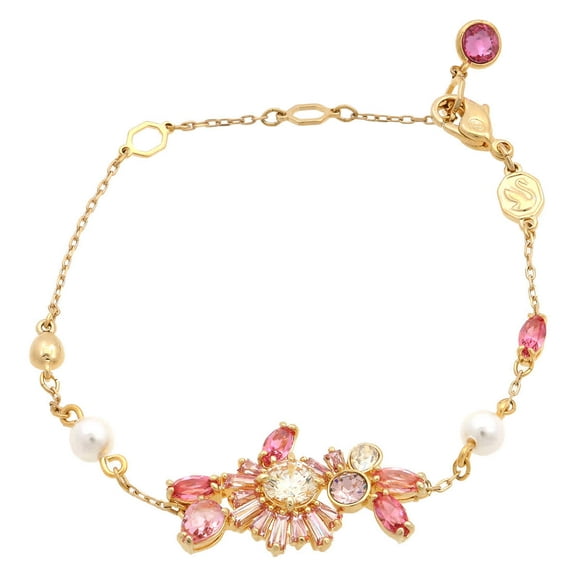 Swarovski Gema Soft Bracelet Gold Shiny Pink