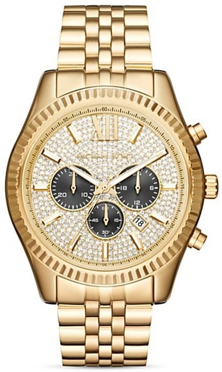 Michael Kors MK6342 Ritz GoldTone Watch 41mm