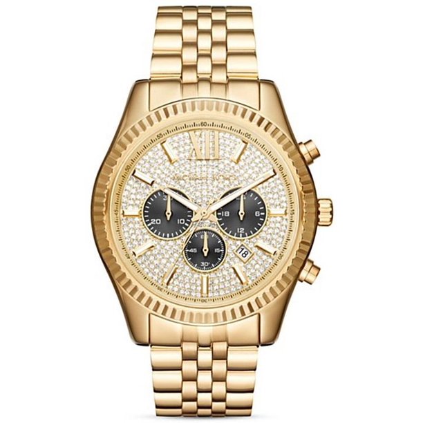 Alternativ Bakterie Theseus Michael Kors Men's Gold-Tone Lexington Chronograph Watch MK8494 -  Walmart.com